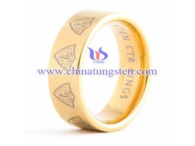 Tungsten Scan Gold Ring Picture Tungsten Scan Gold Ring Picture