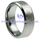 Beveled Tungsten Carbide Ring Picture